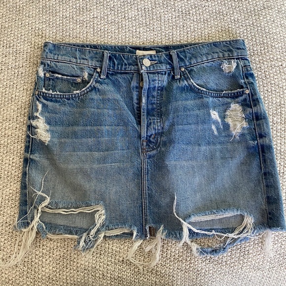 MOTHER Dresses & Skirts - MOTHER Denim Mini Skirt